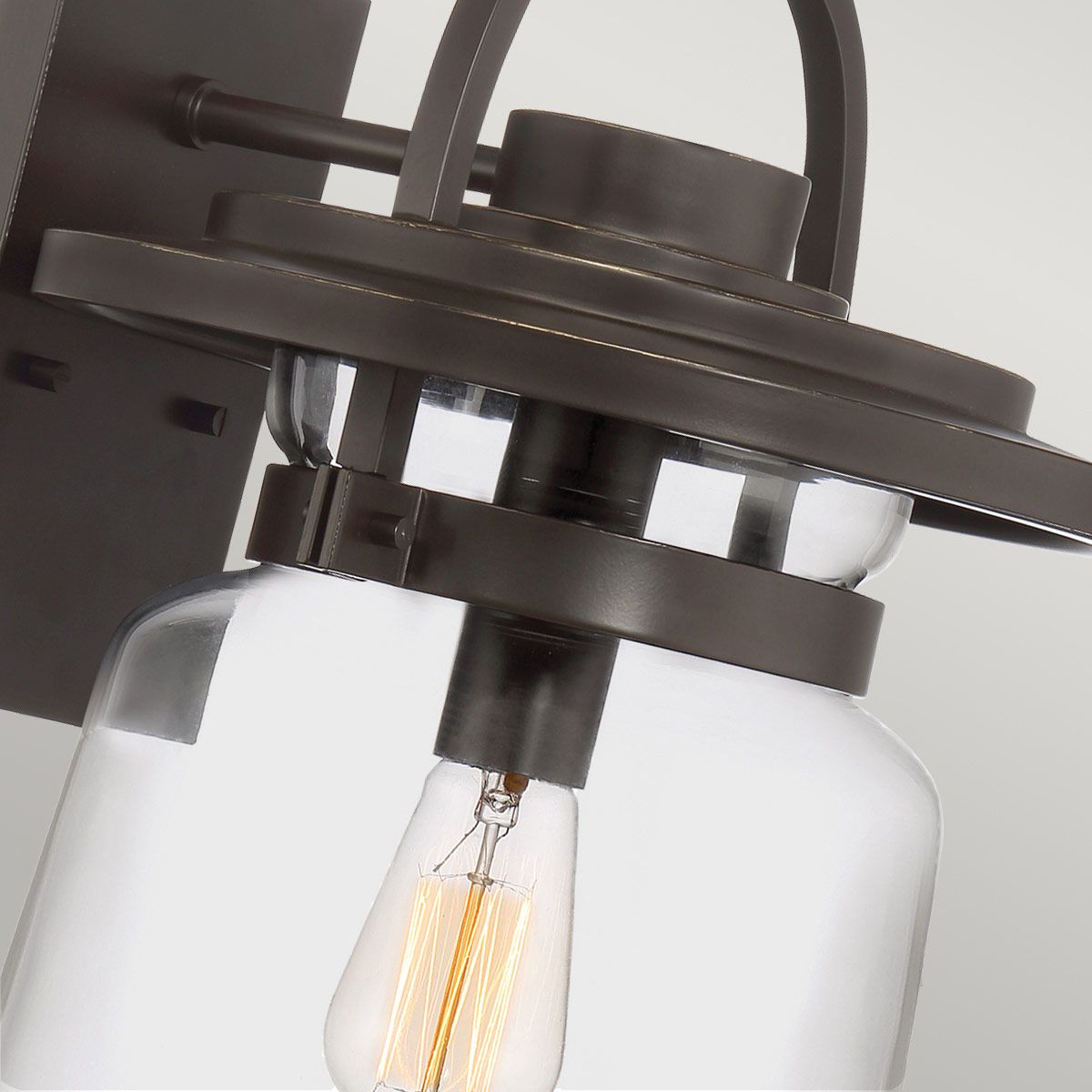 Lasalle 1 Light Large Bronze Outdoor Wall Lantern