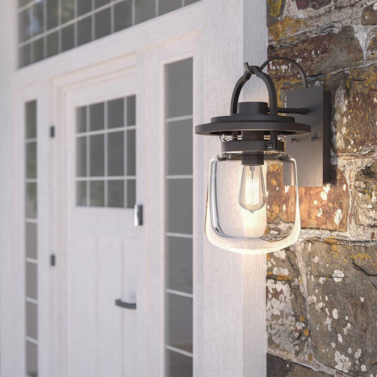 Lasalle 1 Light Medium Bronze Outdoor Wall Lantern