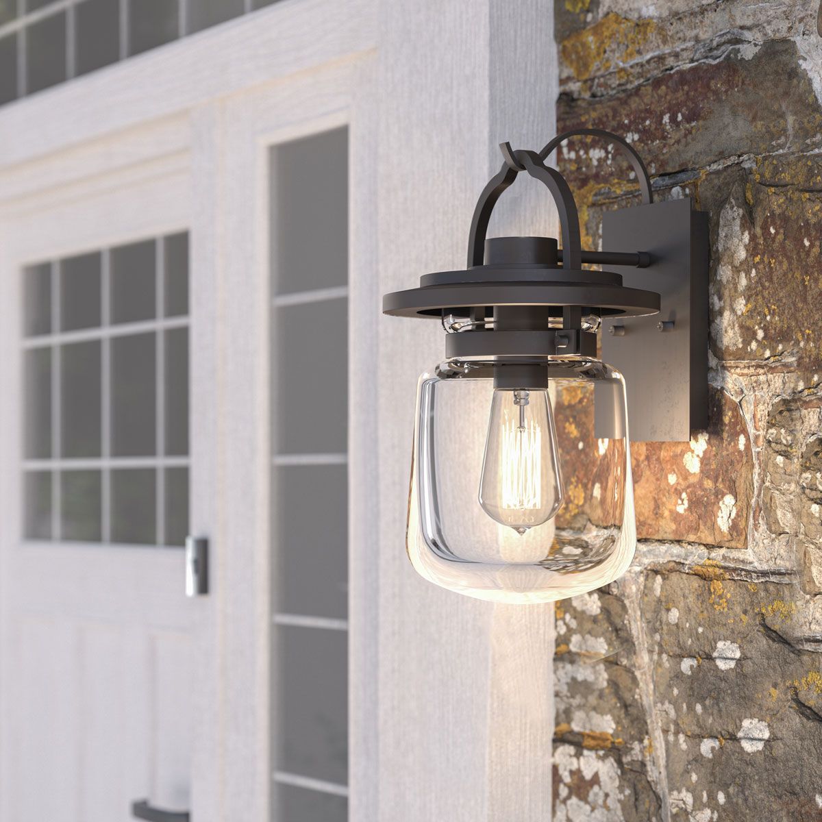 Lasalle 1 Light Small Bronze Outdoor Wall Lantern