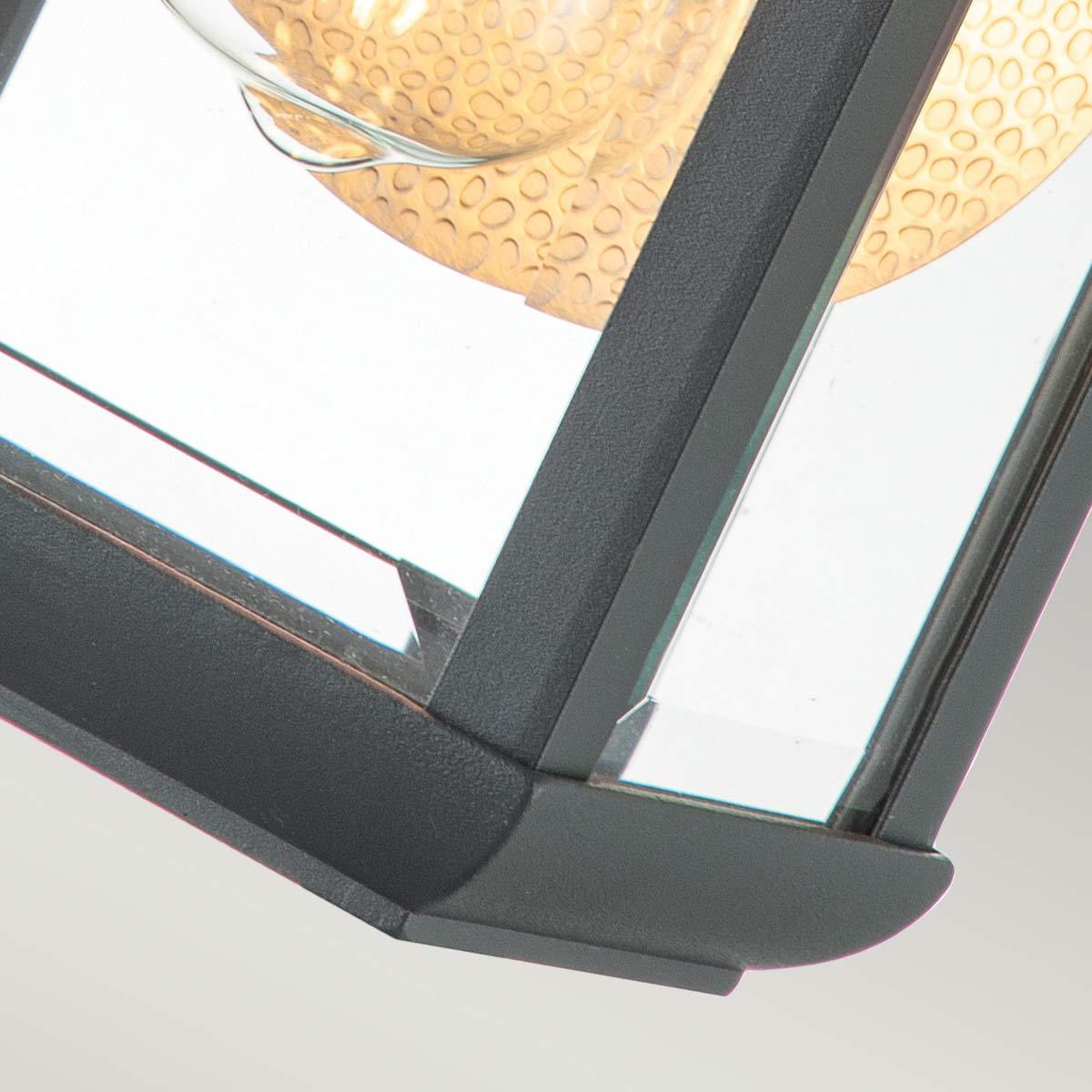 Quoizel Byron 1 Light Small Graphite Outdoor Wall Light-wh-20-091026