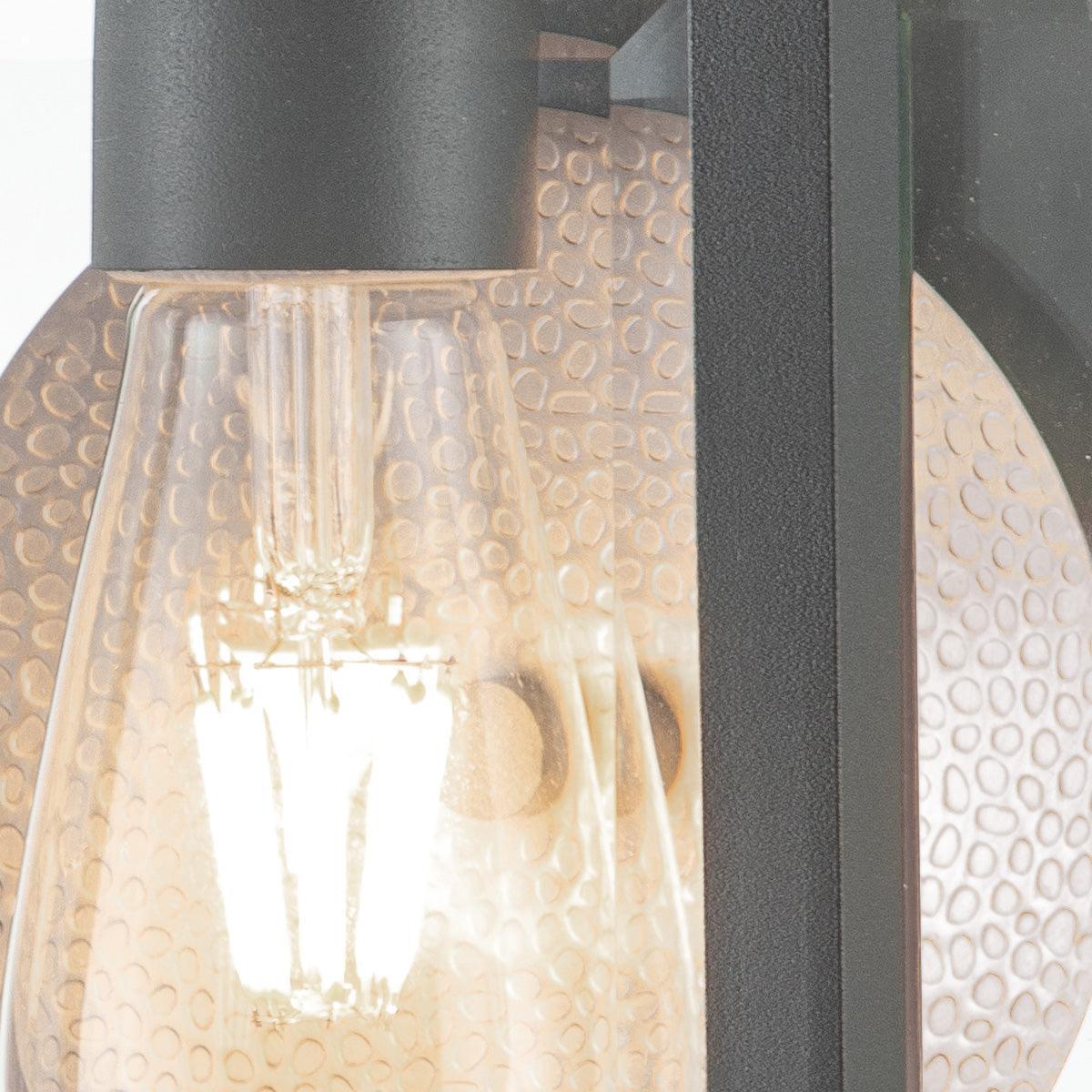 Quoizel Byron 1 Light Small Graphite Outdoor Wall Light-wh-20-091026