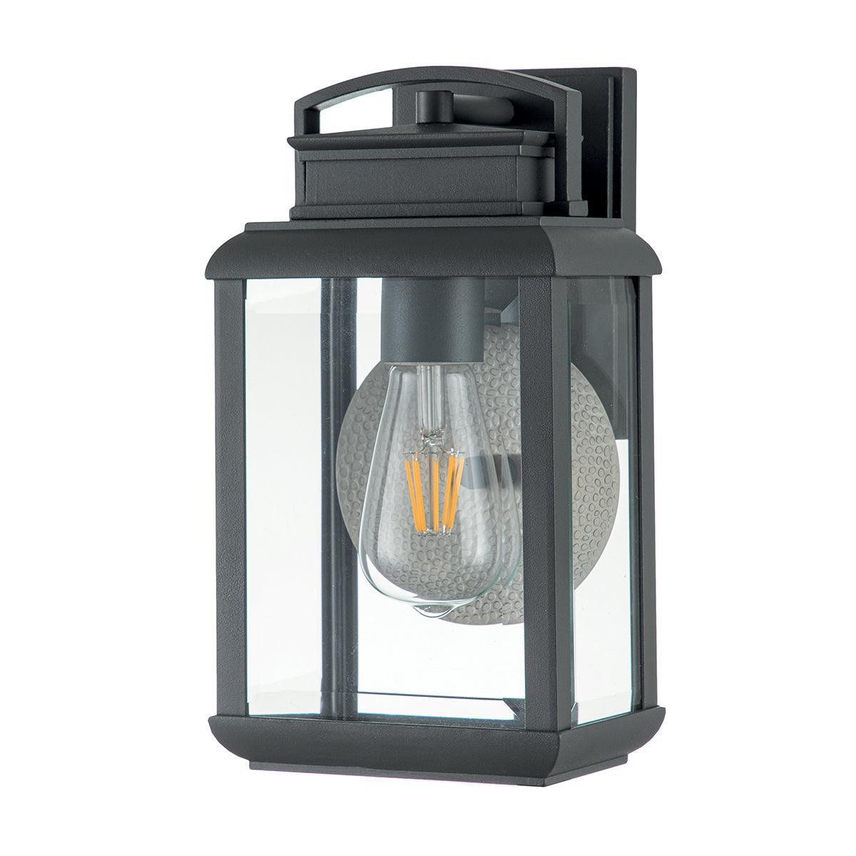 Quoizel Byron 1 Light Small Graphite Outdoor Wall Light-wh-20-091026