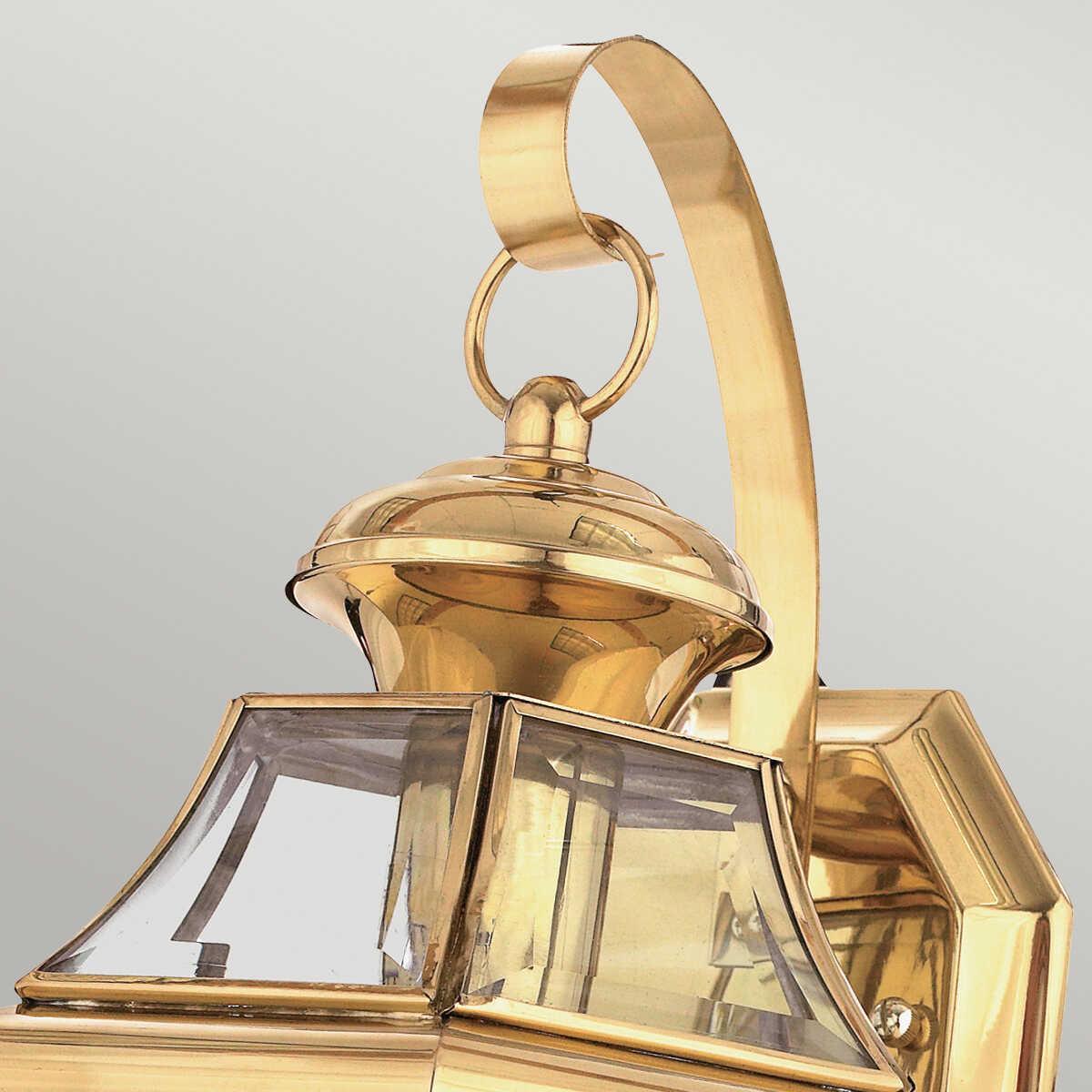 Quoizel Newbury Polished Brass Medium Outdoor Wall Light-wh-20-091026