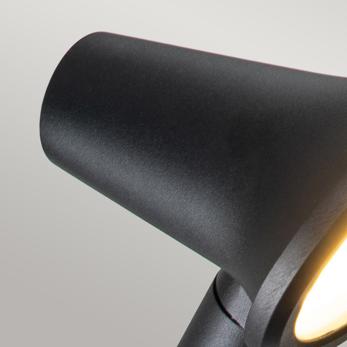 Elstead Selma LED Black Outdoor Sign Light-WAREHOUSE-40-240426