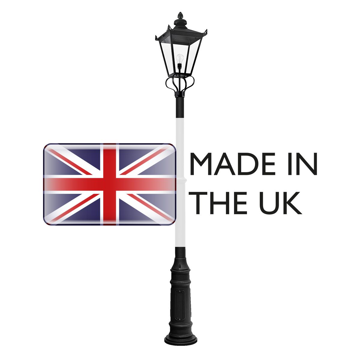 Wilmslow 1 Light Lamp Post