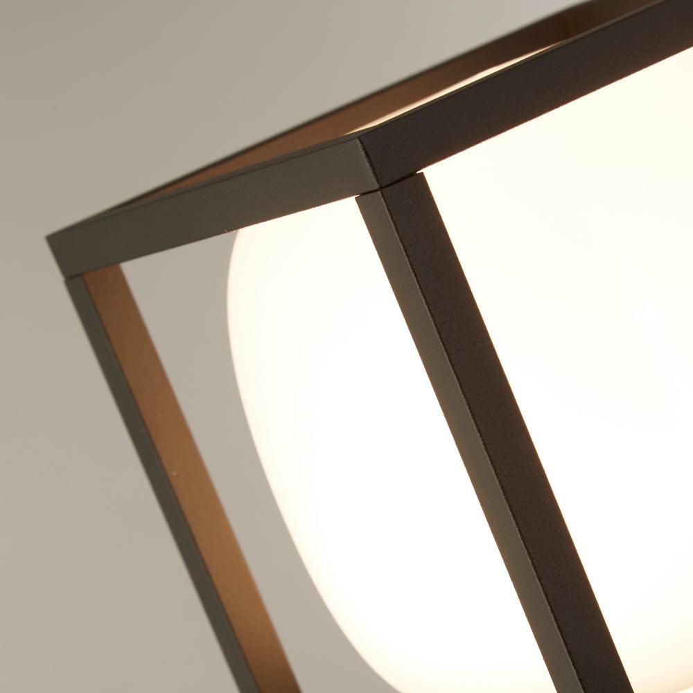 Searchlight Athens Outdoor 1 Light LED Black Post Light