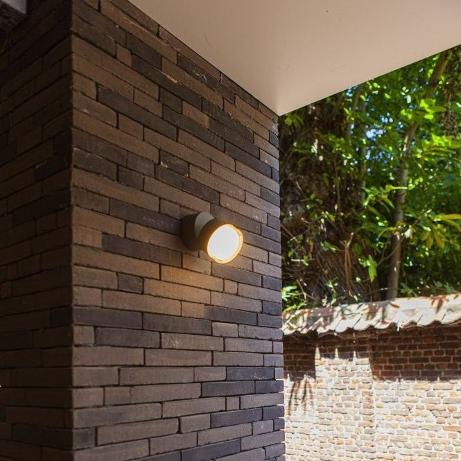 Lutec Dropsi Outdoor LED Grey Wall Light 5010901118