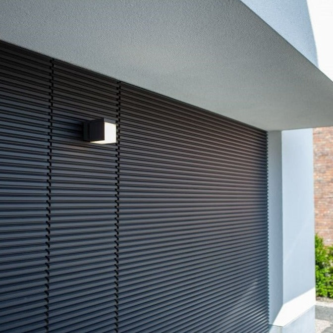 Lutec Cuba Outdoor LED Black Wall Light 5193803012 outside wall