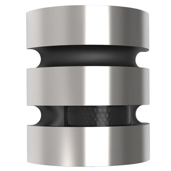 Lutec Maya Small Silver Outdoor Pir LED Wall Light In Stainless Steel - Motion Sensor 5198401001