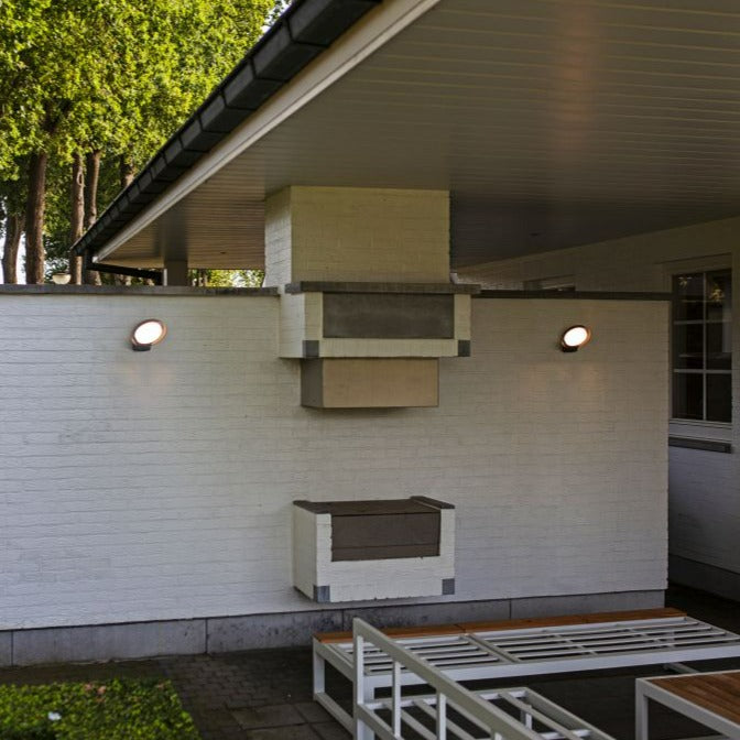 Lutec Polo Grey Outdoor LED Wall Light 5205701118