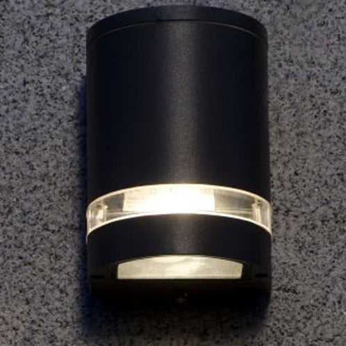 Lutec Focus Outdoor Down Wall Light - Dark Grey 5604101118