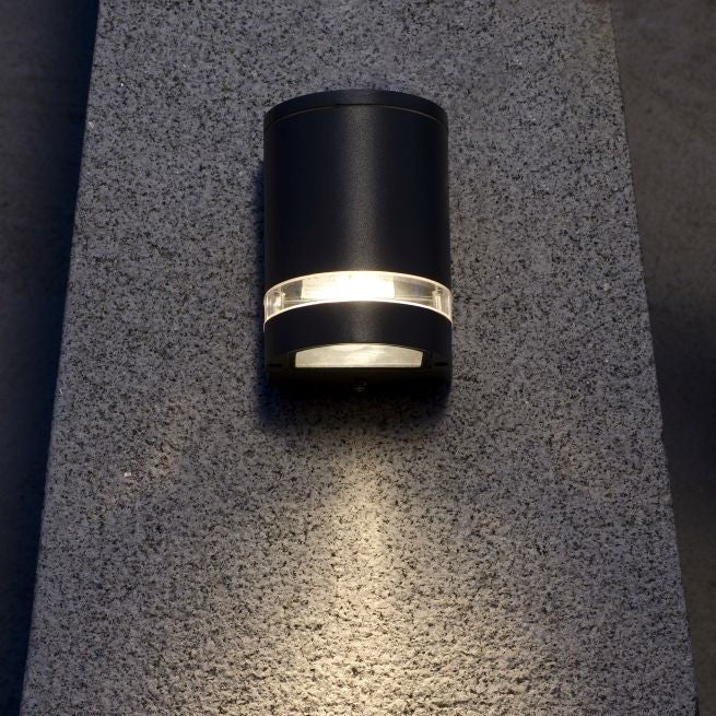 Lutec Focus Outdoor Down Wall Light - Dark Grey 5604101118