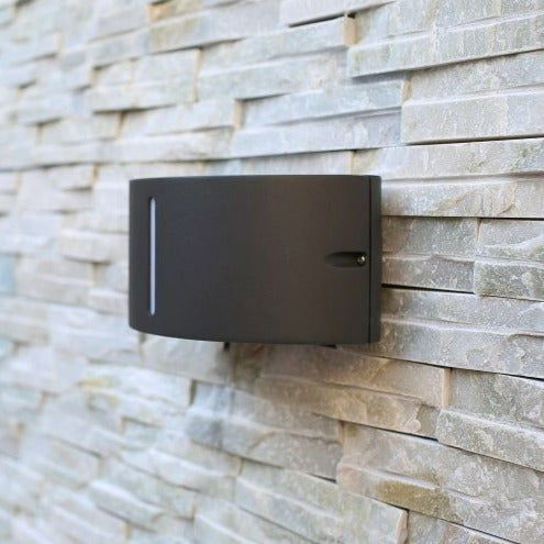 Lutec Bonn Outdoor Wall Light - Dark Grey 6330401118 detail image