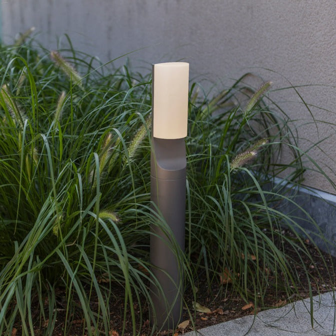 Lutec Bati Outdoor LED Bollard Light - Dark Grey 7188601125