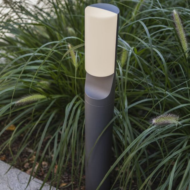 Lutec Bati Outdoor LED Bollard Light - Dark Grey 7188601125