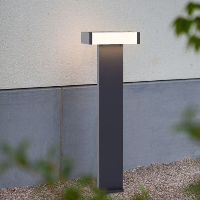 Lutec Conroy Outdoor LED Bollard Light - Dark Grey 7207001118