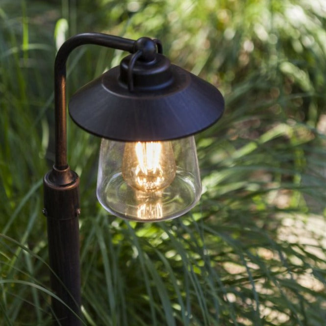 Lutec Cate Outdoor Bollard Light - Black 7264210213 Close-up