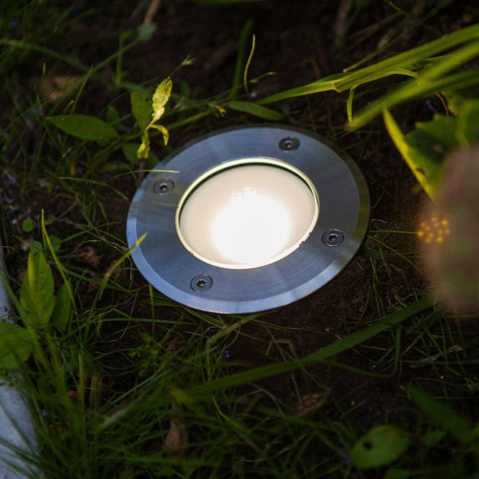 Lutec Cydops Outdoor LED Recessed Spot Light - Stainless Steel 7704223012