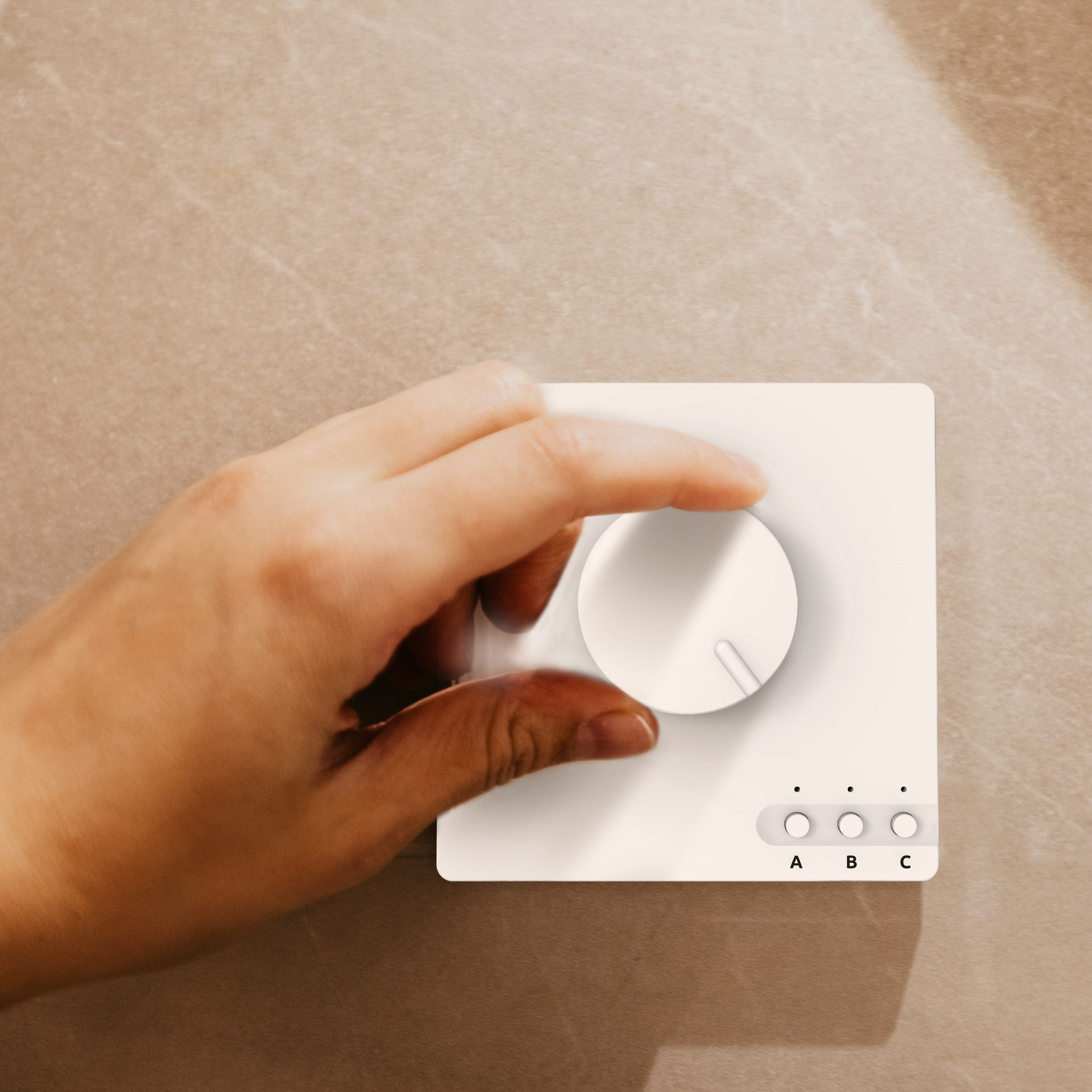 Lutec Smart Switch Plastic 9706201361 attached to a wall