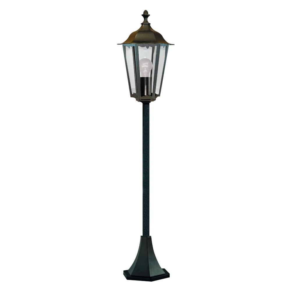 Searchlight Alex Medium Black Outdoor Lamp Post