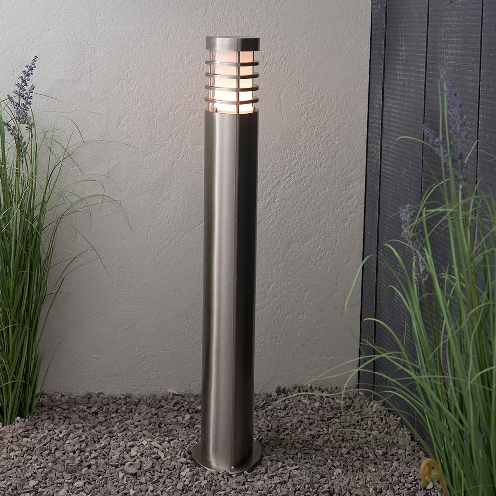 Endon Bruton 1 Light Stainless Steel Outdoor Bollard