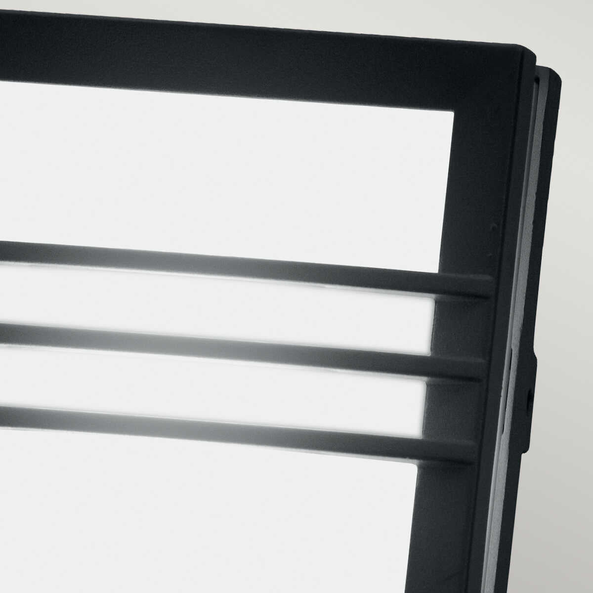 Elstead Egil Mini Square Lines Graphite Outdoor Wall Light EGIL 2W