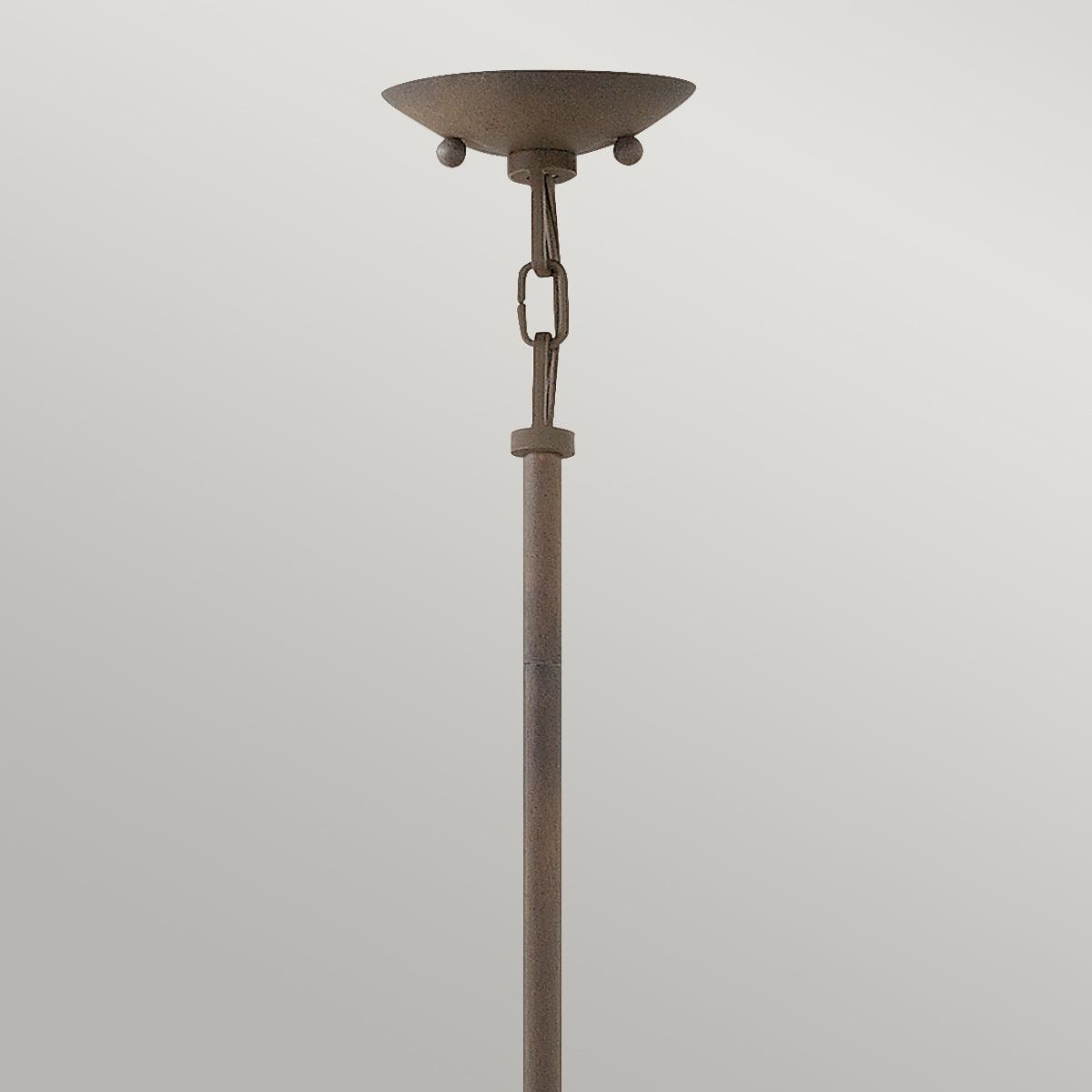 Hinkley Carson 1 Light Iron Outdoor Pendant Light