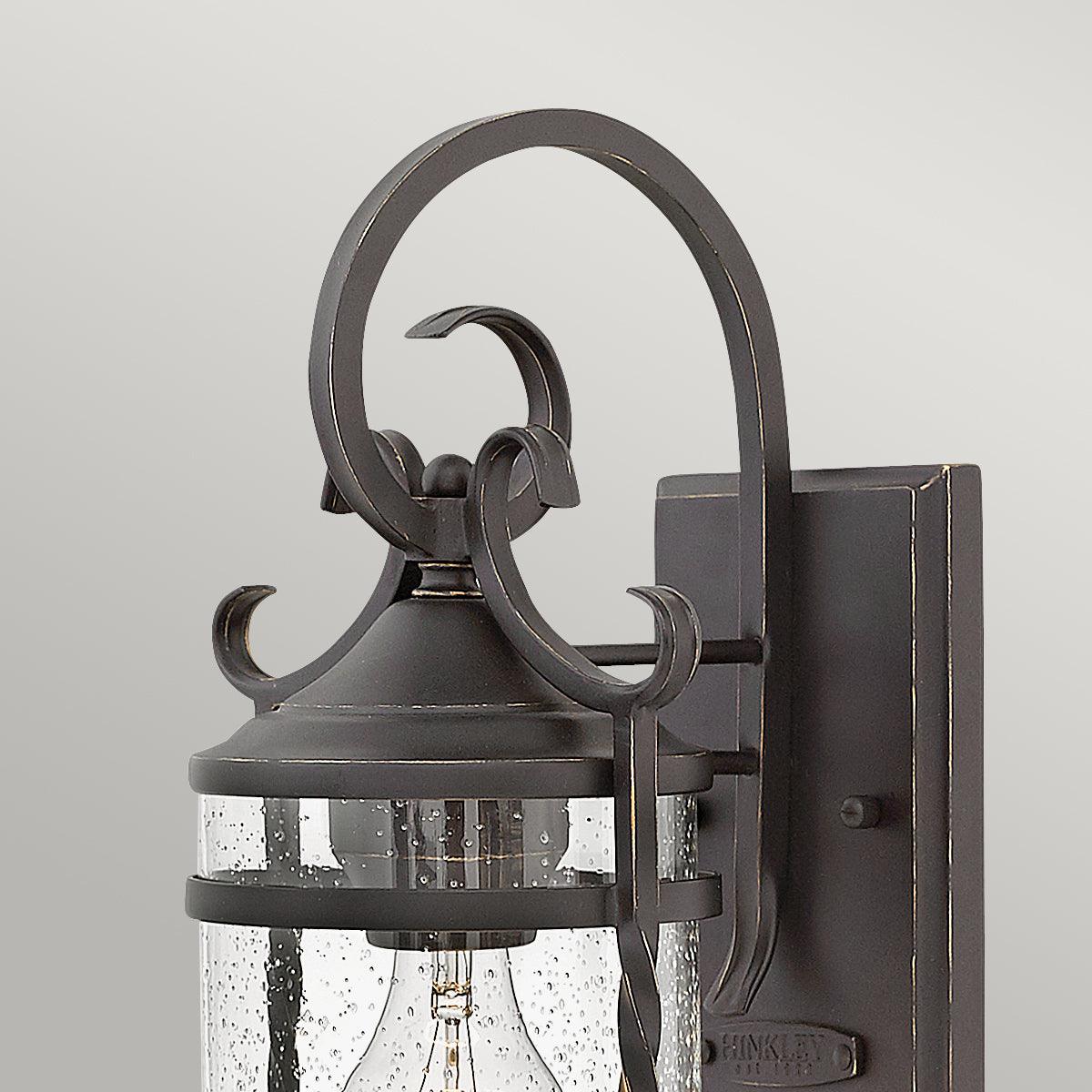 Hinkley Casa 1 Light Black Outdoor Wall Light