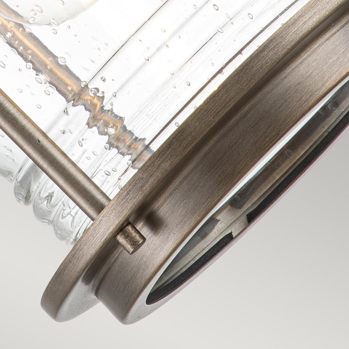 Kichler Ashland Bay Medium Bronze Outdoor Wall Lantern Wide Living Room Image