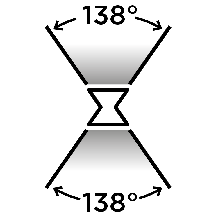 Lutec Gemini Outdoor LED Down Wall Light In Matt Black