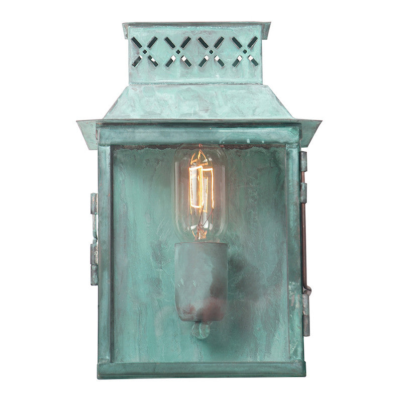 Elstead Lambeth Palace Verdigris Finish Outdoor Wall Lantern