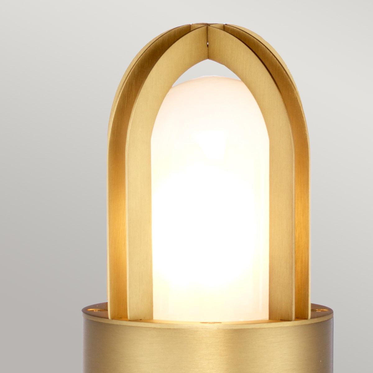 Elstead Paignton 1 Light Brass Outdoor Bollard