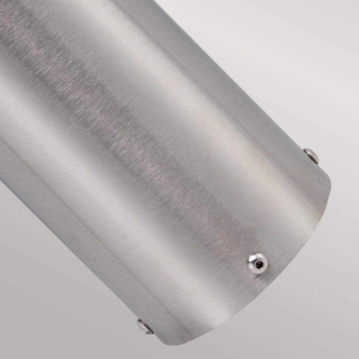 Elstead Paignton 1 Light Silver Outdoor Bollard