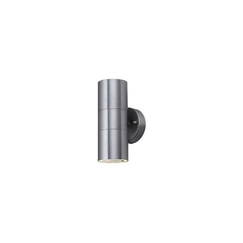 Searchlight Stainless Steel Up/Downlighter LED Outdoor Wall Light by Searchlight Outdoor Lighting