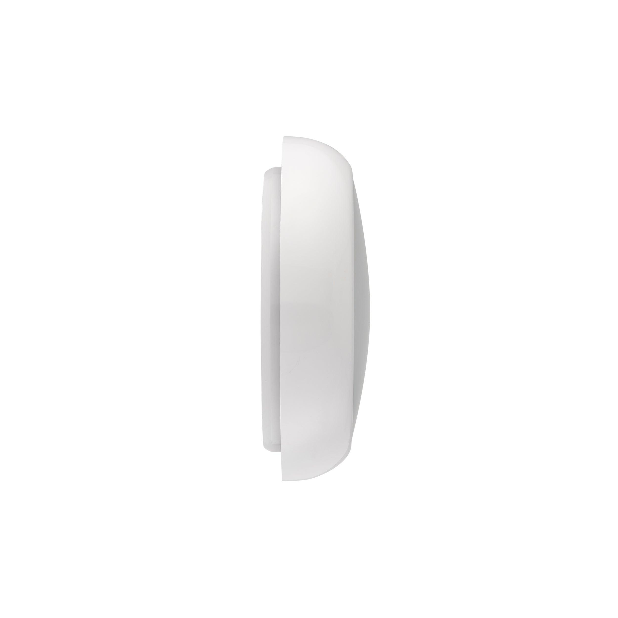 heropro 12w mini led tri wattage bulkhead microwave light ip65 cct by saxby lighting, close up image 22