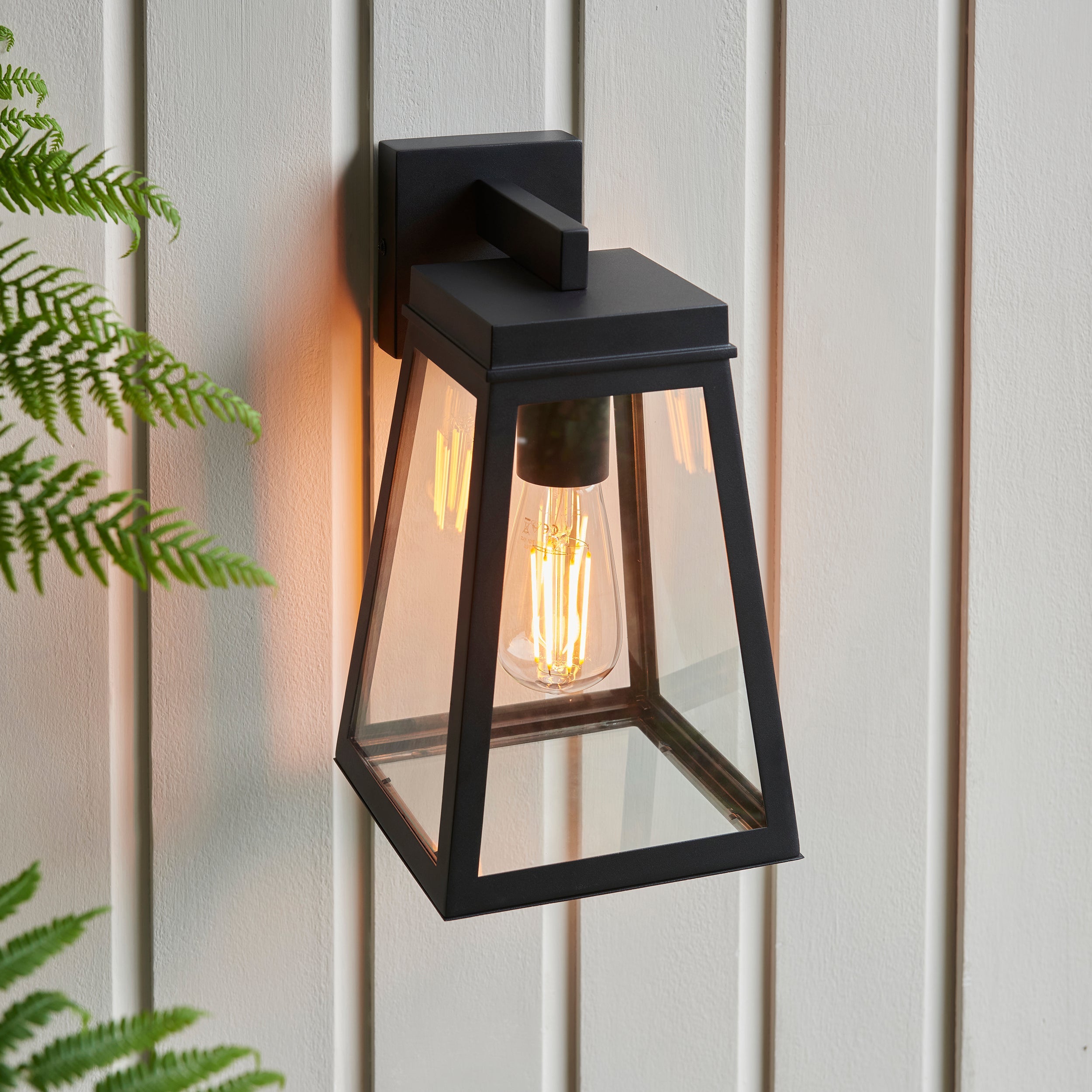 Lymington Black Outdoor Wall Light