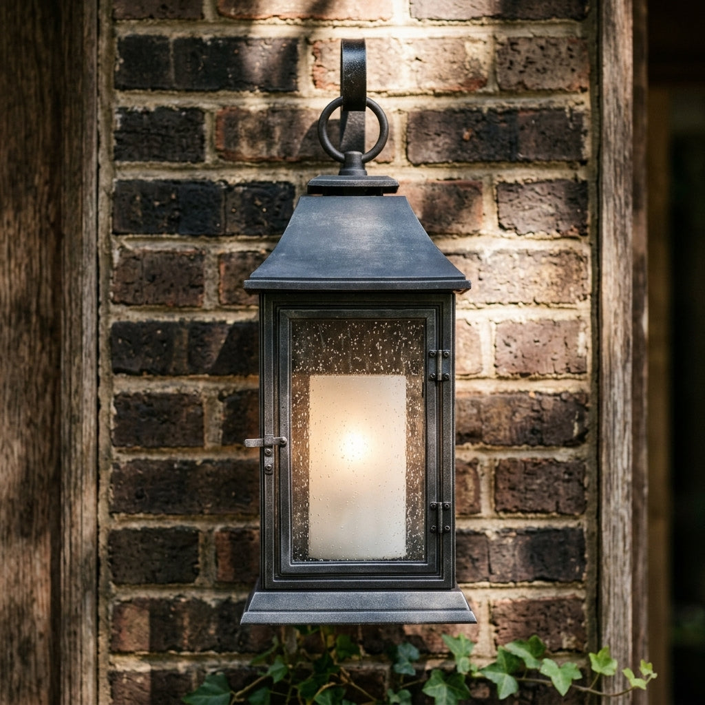 Feiss Shepherd Large Zinc Outdoor Wall Light