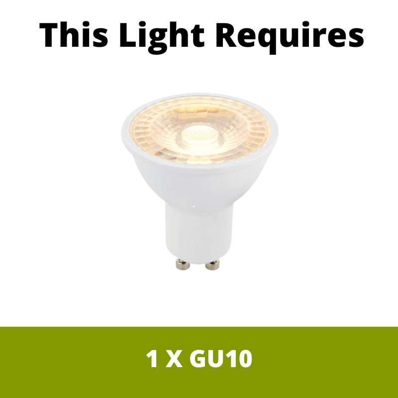 palin steel led outdoor spot wall light ip44 7w by saxby lighting, LED close up image 13