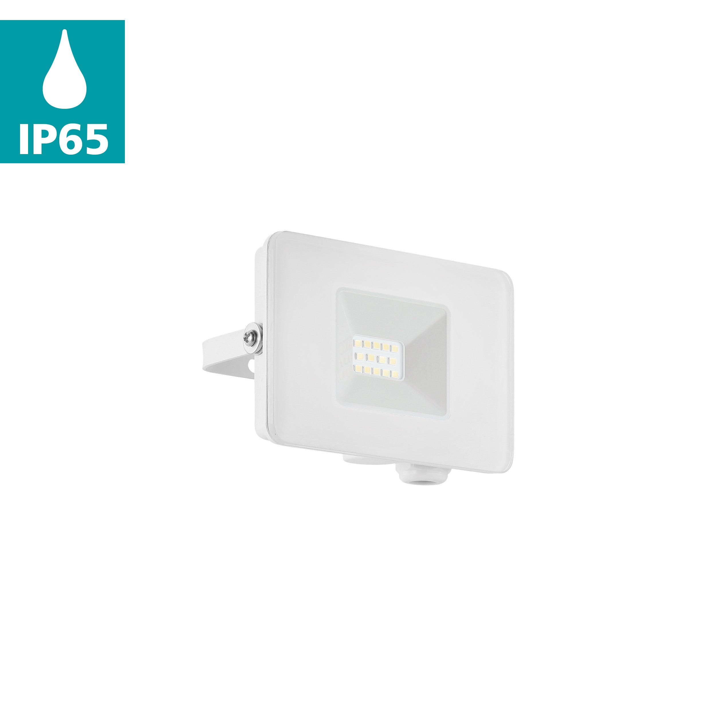 eglo faedo 3 white ip65 led outdoor flood light 10w kitchen lighting 
