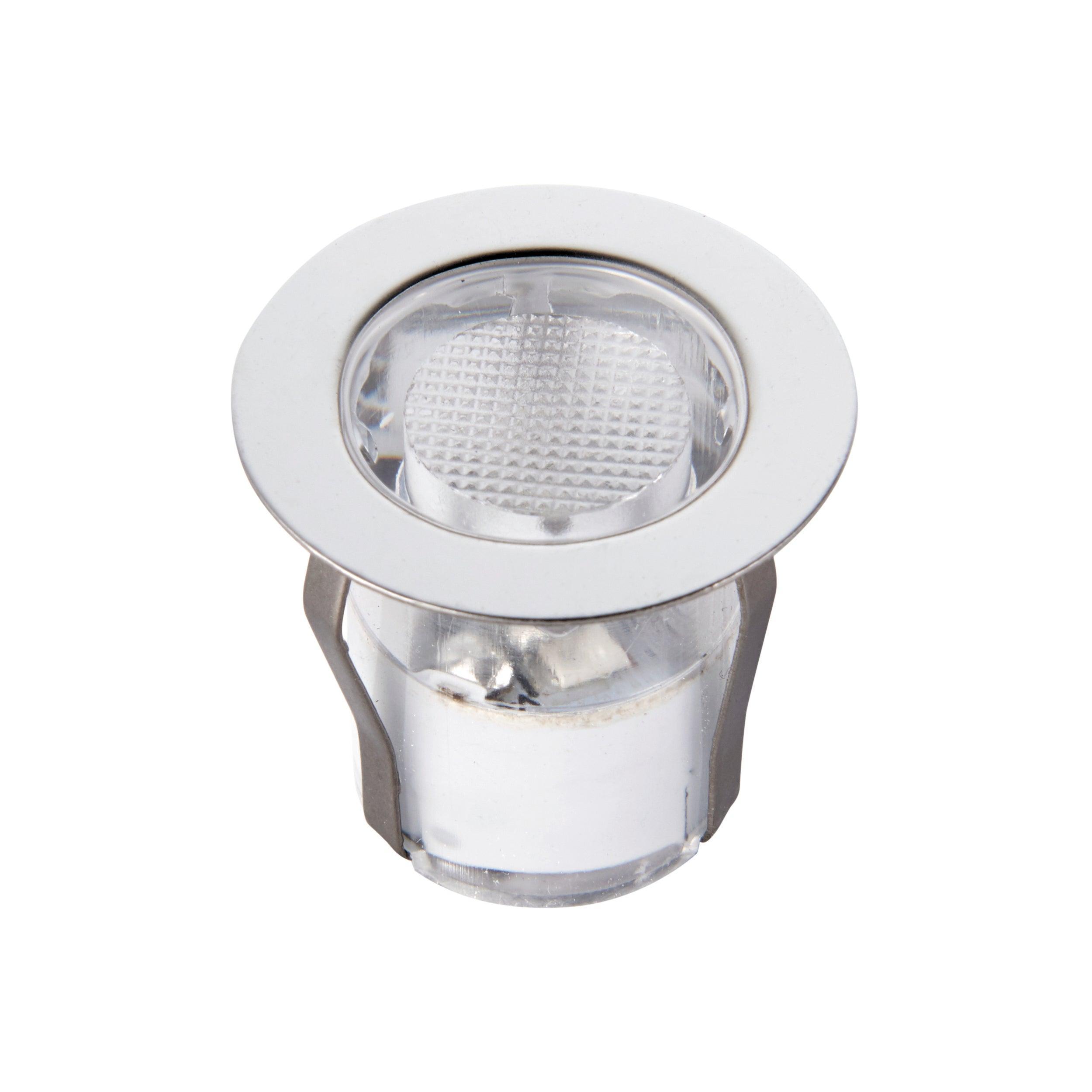 Ikon Daylight White Waterproof Decking Light 30mm Kit IP67 0.45W-clearance