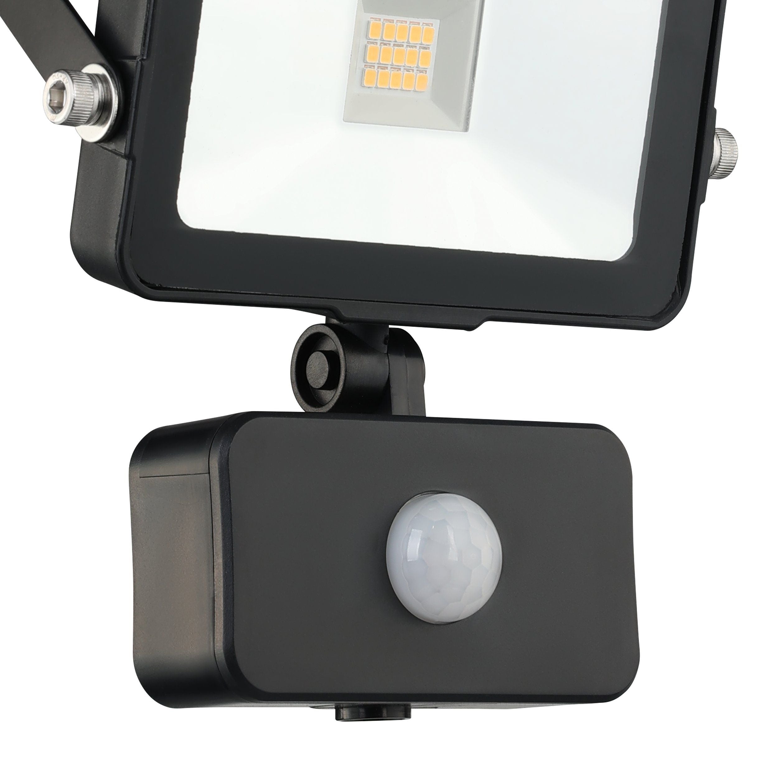 Eglo Villagrappa IP44 Black Solar PIR Ground Spike Flood Light