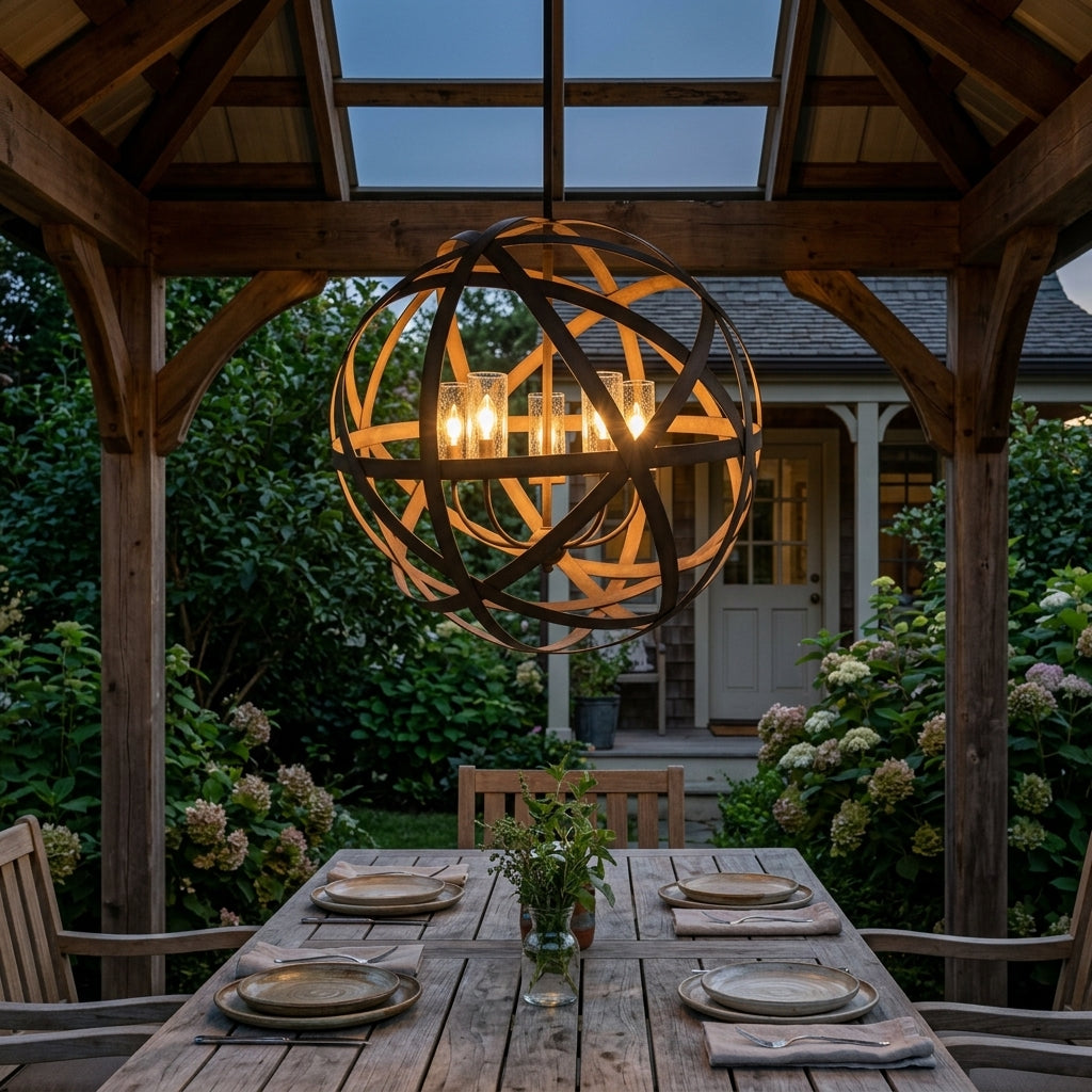 Hinkley Carson Outdoor 5 Light Pendant