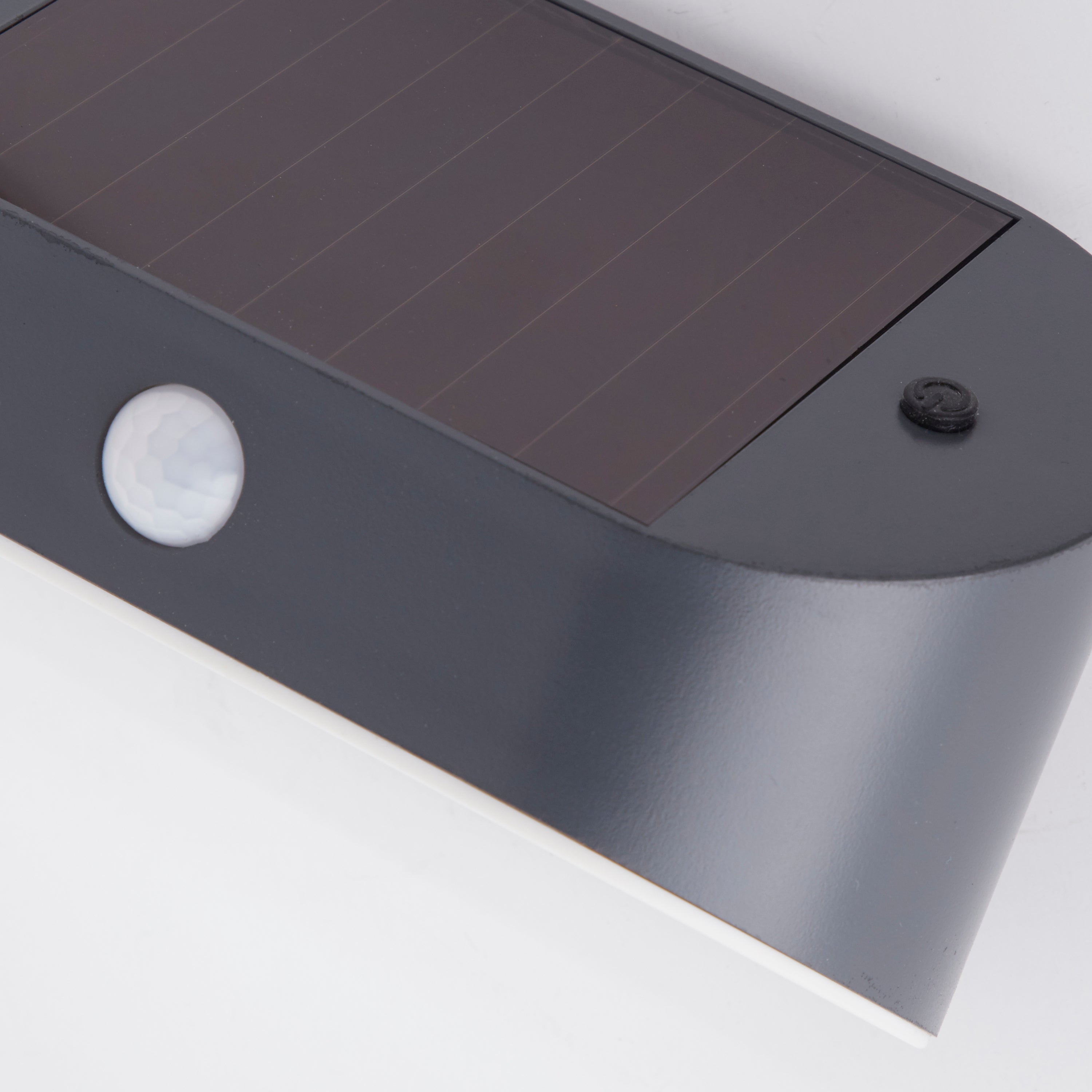 Searchlight Solar Grey LED PIR Outdoor Wall Light