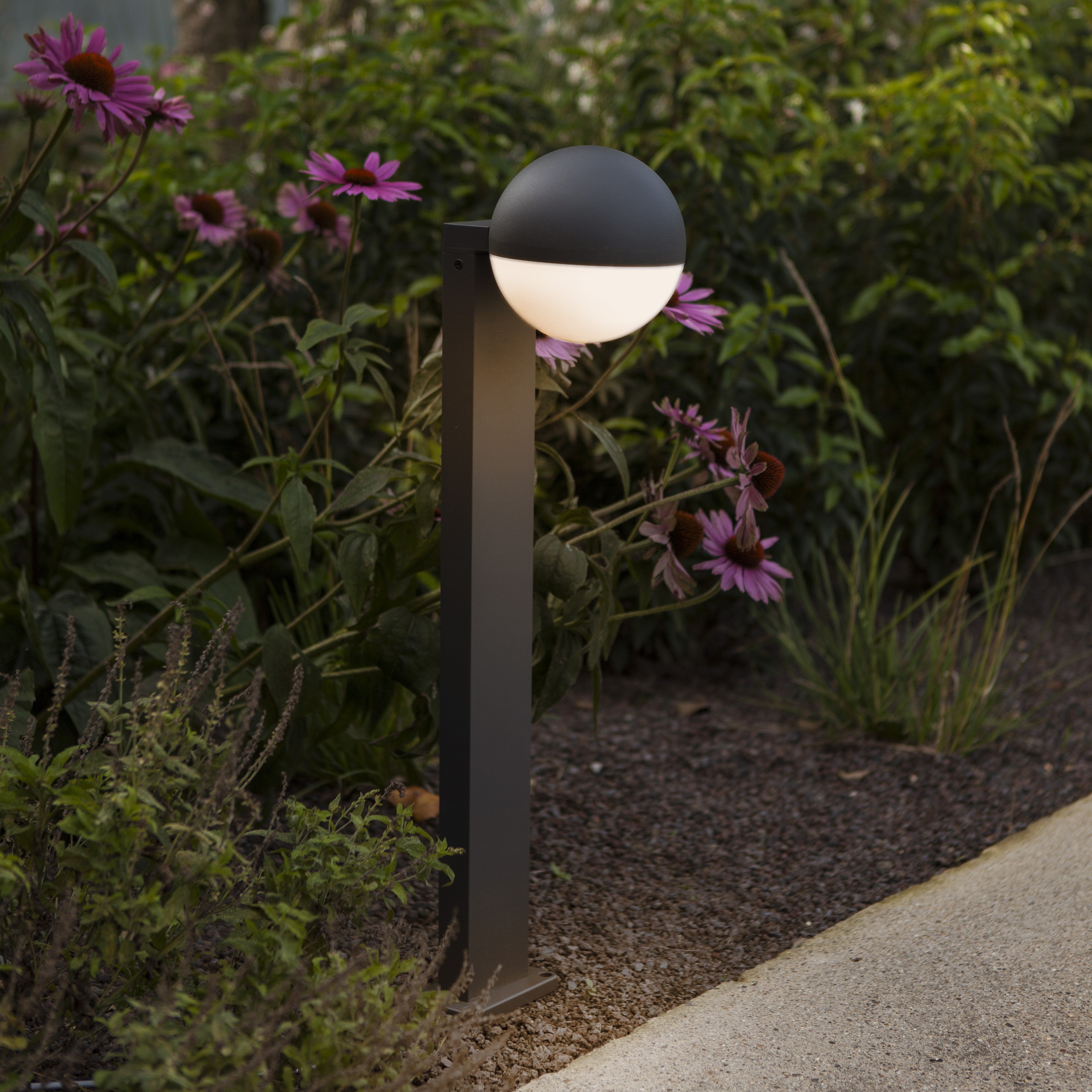 Lutec Looma Outdoor Dark Grey Bollard