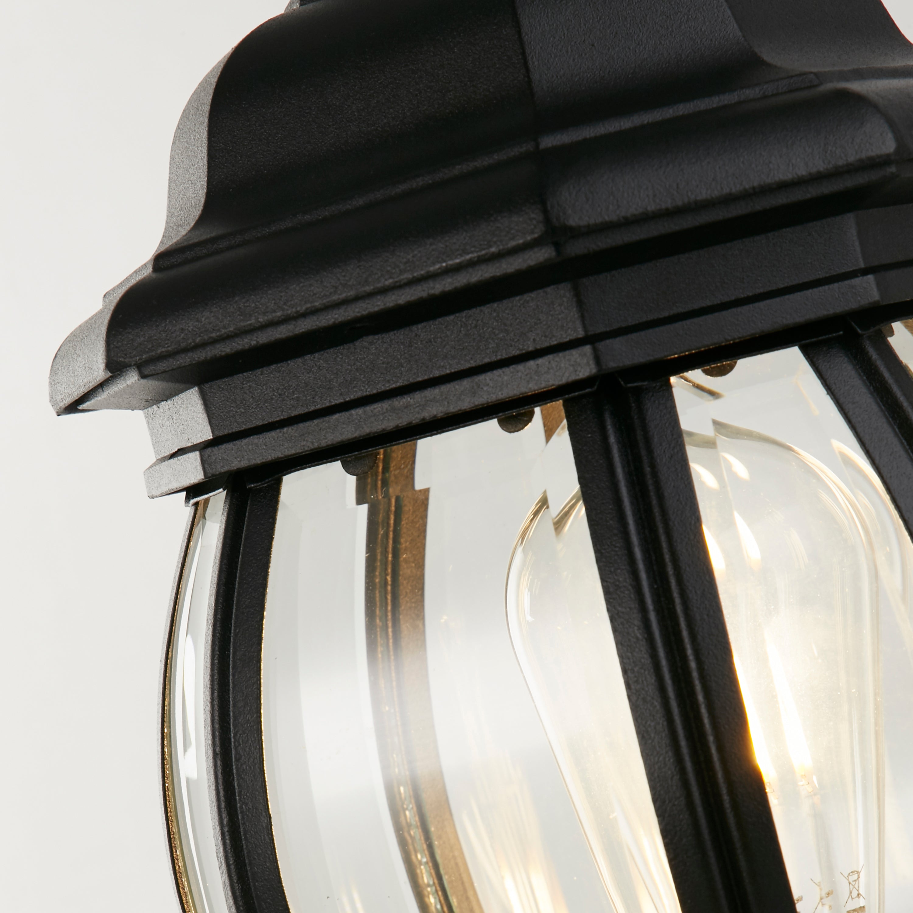 Searchlight Bel Aire Outdoor Black Pedestal - 50cm