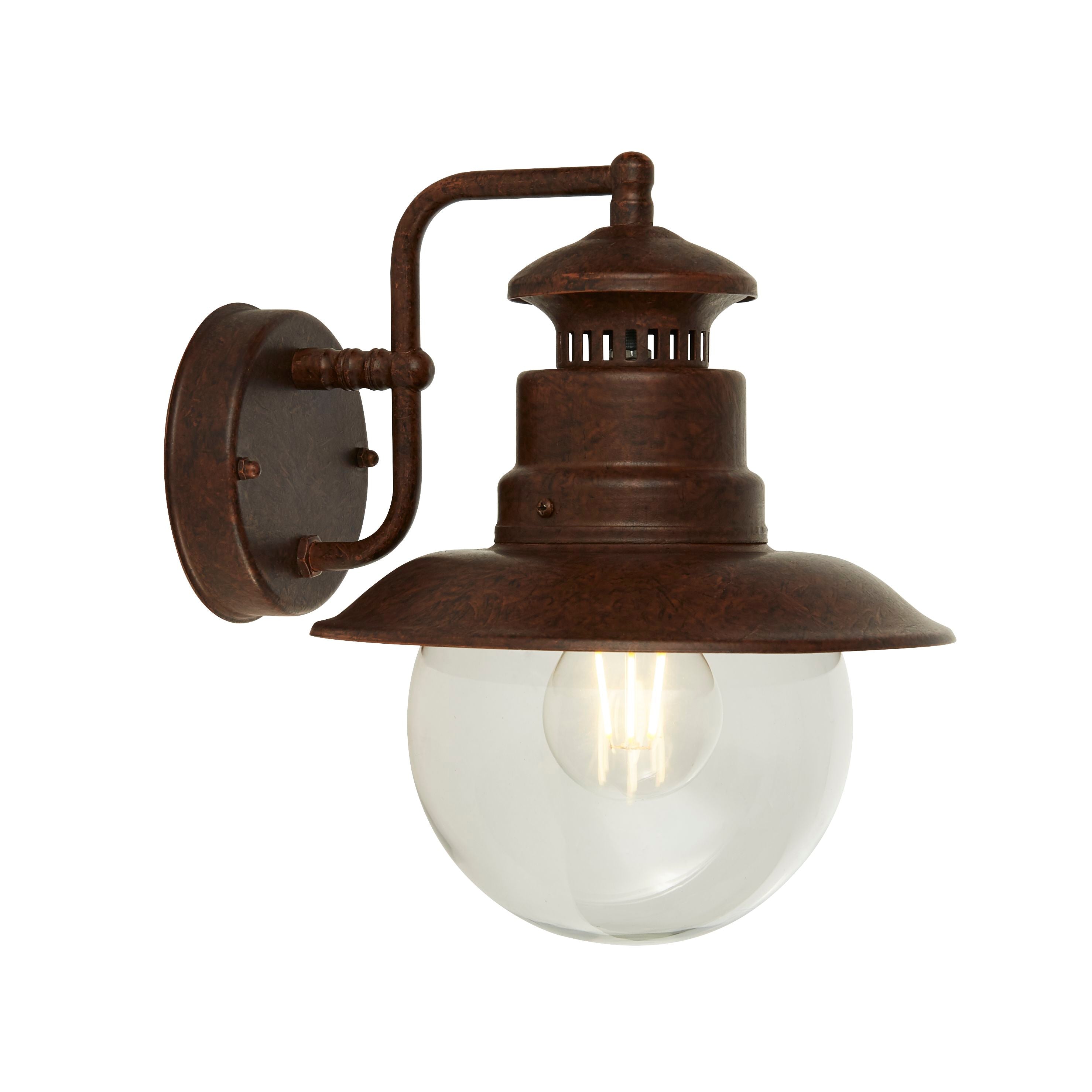 Searchlight Station Brown IP44 Outdoor Wall Lights-warehouse-clearance-020426