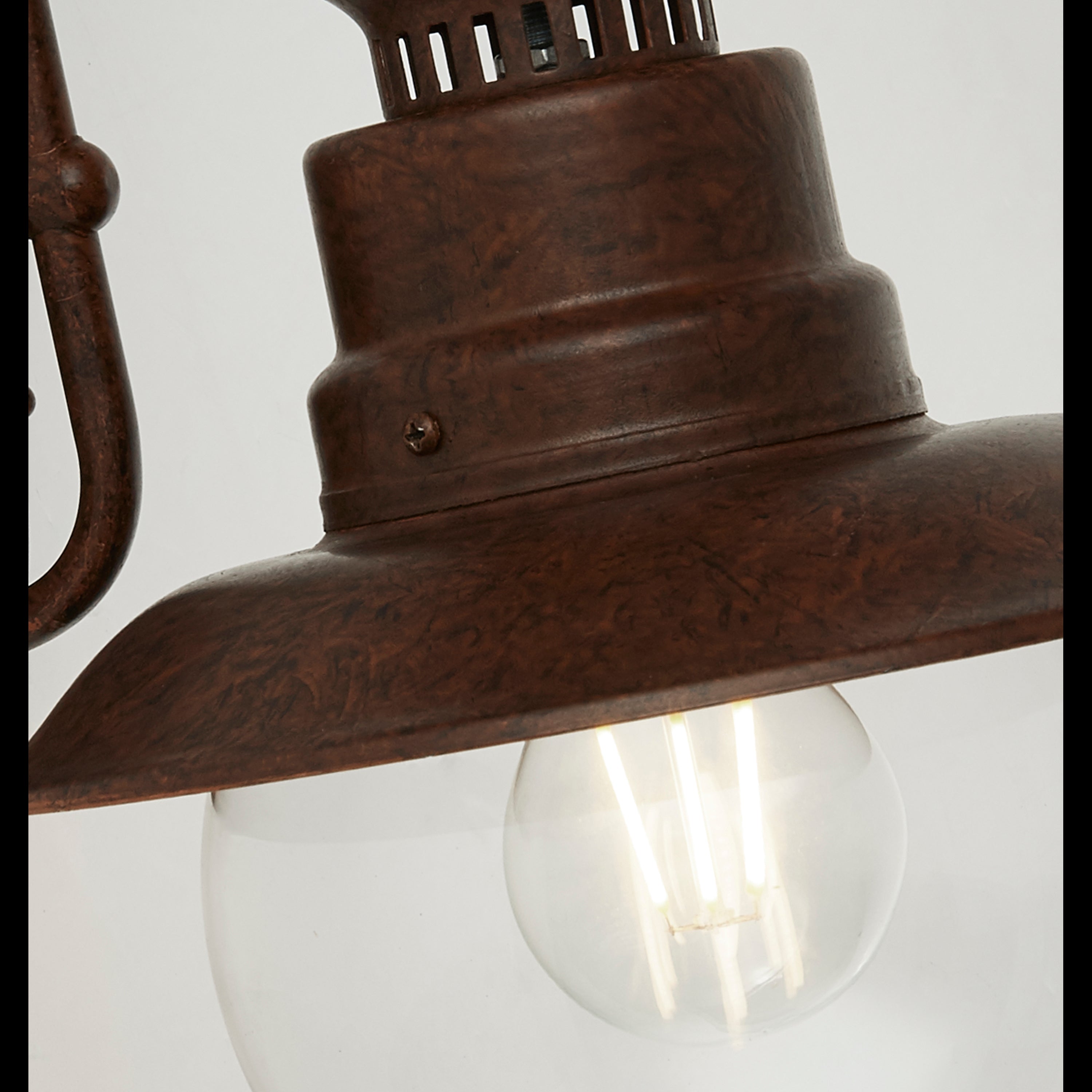 Searchlight Station Brown IP44 Outdoor Wall Lights