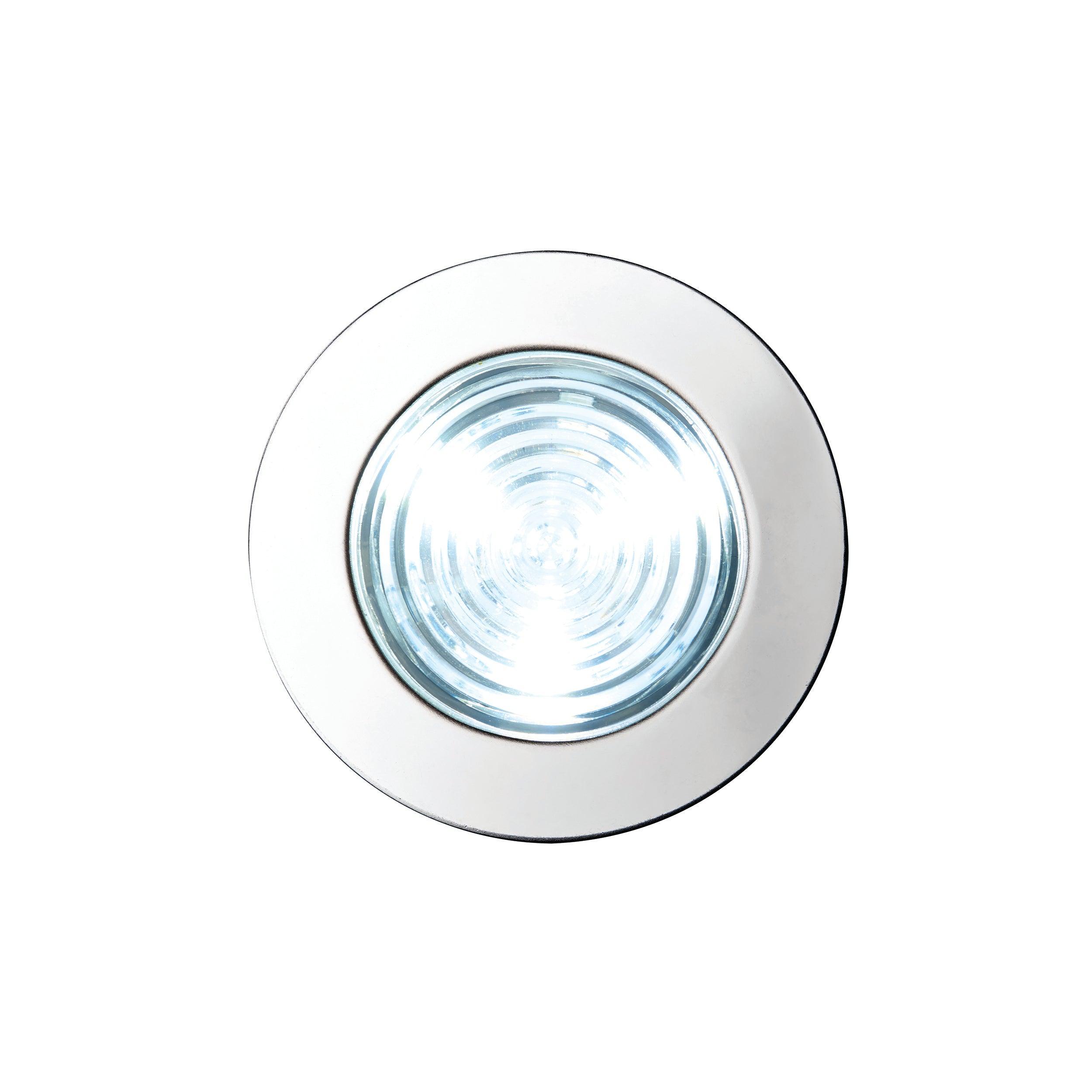 ikonpro cct 6500k blue 45mm decking lighting kit ip67 0 75w by saxby lighting, close up image 69