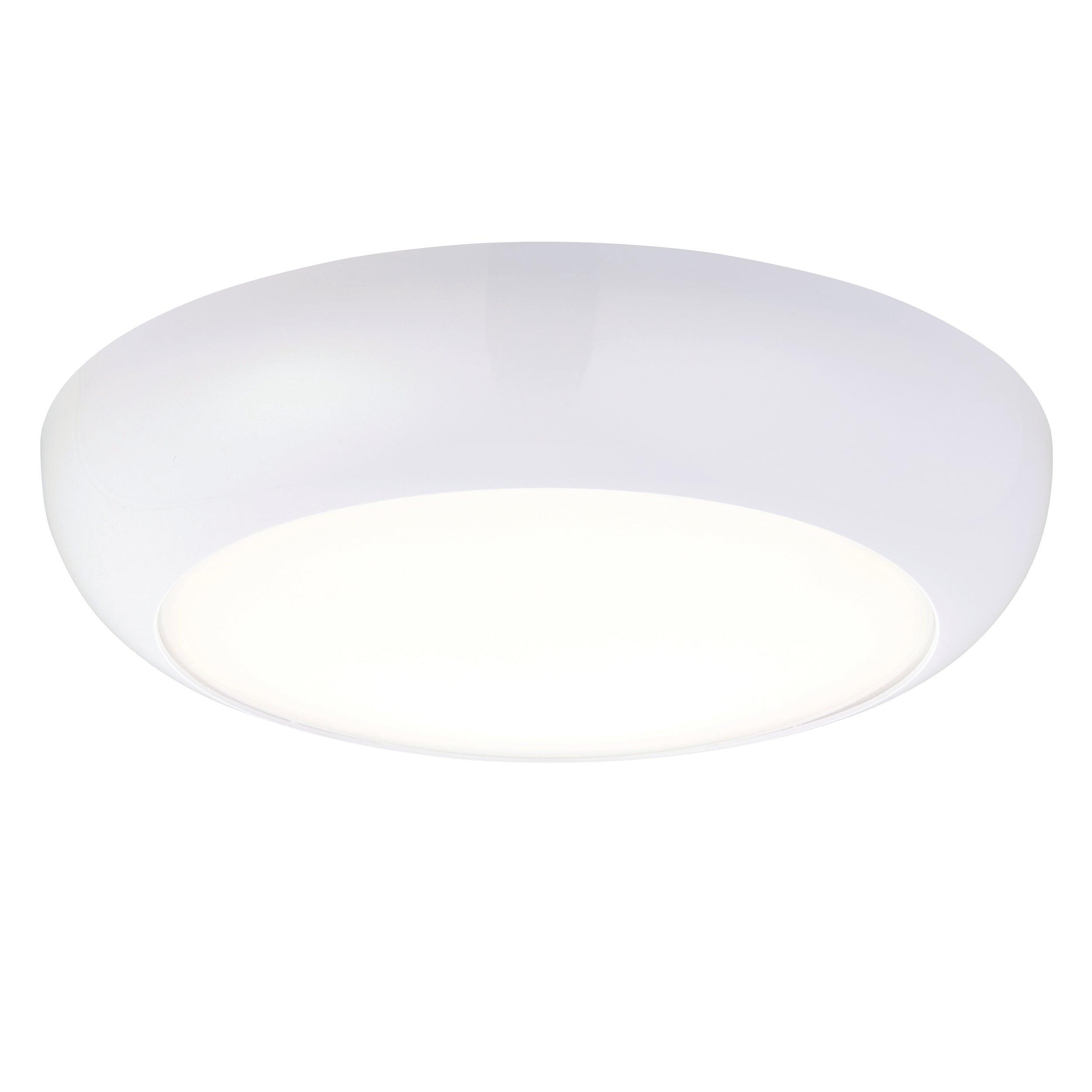 forca colour changing led bulkhead with emergency backup ip65 18w by saxby lighting, close up image 47
