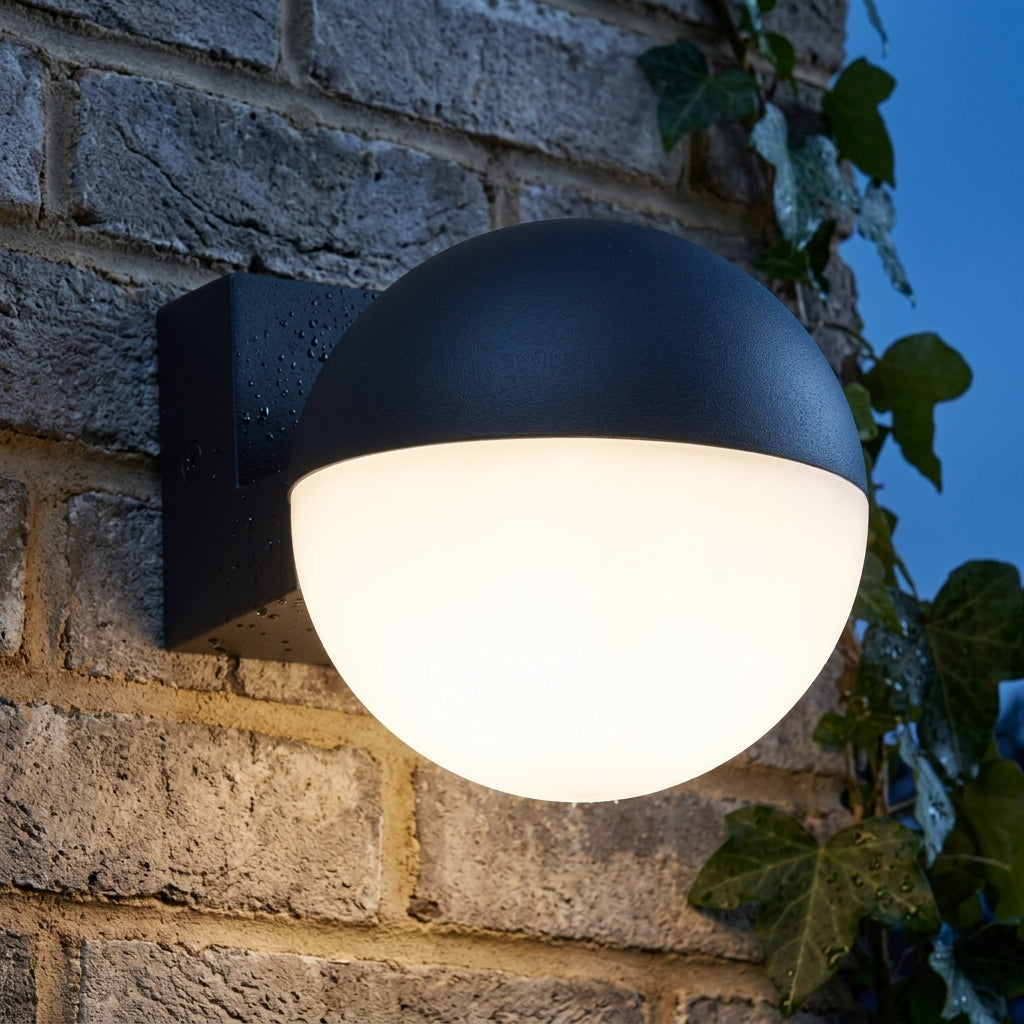 Lutec Looma IP54 Adjustable LED Outdoor Wall Light - Grey